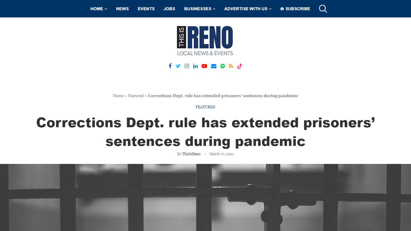Corrections Dept. rule has extended prisoners’ sentences during pandemic